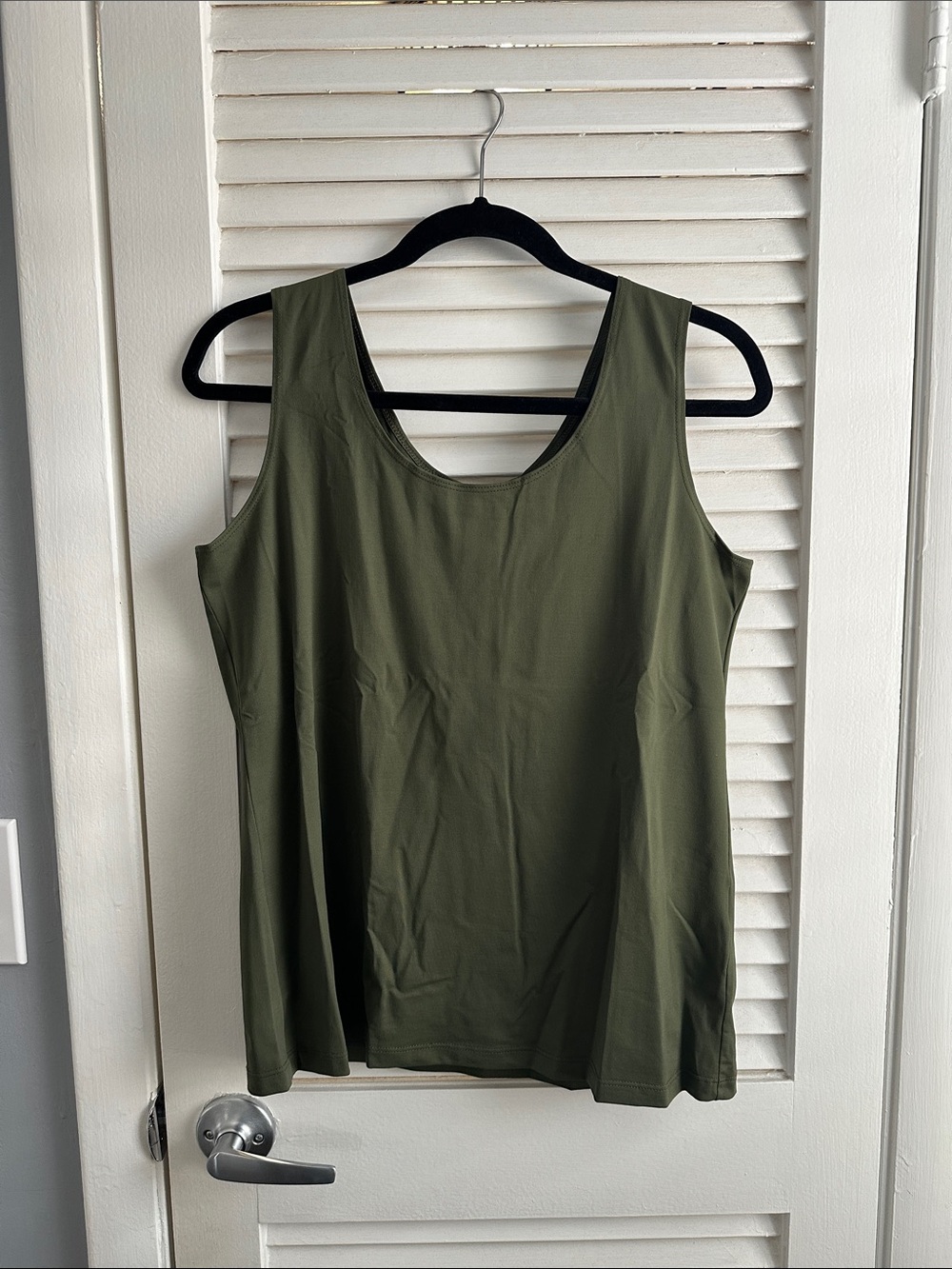 Chicos olive green tank Large size 2